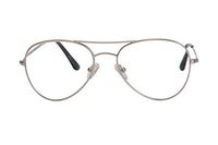 MEDOLONG Unisex Metal Frame Anti Blue Light Progressive Multifocus Reading Glasses-RG72002(silver,anti-blue,up+0,down+1.75)