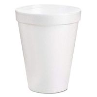 Dart 6J6 Foam Drink Cups, 6oz, White, 25/bag, 40 Bags/carton