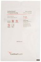 Cardinal Health TD-21RR Transparent Dressing Adhesive Bandage Style, 4in x 4.75in, 5 CT