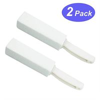 MARYTON Pumice Stone with Handle for Cleaning Toilet Bowl Ring Remover and Hard Water Stains Cleaner Stick Pack of 2 (White)