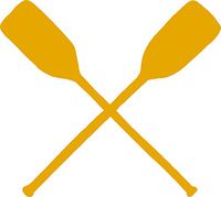 hBARSCI Paddles Vinyl Decal - 5 Inches - for Cars, Trucks, Windows, Laptops, Tablets, Outdoor-Grade 2.5mil Thick Vinyl - Mustard