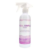 Real Simple Clean Wrinkle Release, Static Cling Remover, Pillow & Fabric Freshener, Out The Door No-Iron Quick Fix, USDA Certified Bio-Based & Biodegradable (Lavender, 16 oz)