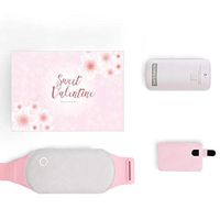 Jonly Warm Palace Belt, Portable Mobile Power Charging Far Infrared Heated Ultra-Thin Electric Abdominal Graphene Warm Palace Belt - Women,Gray