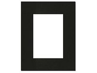 PA Framing, Photo Mat Board, 8 x 10 inches Frame for 5 x 7 inches Photo Art Size - Black Core/Black