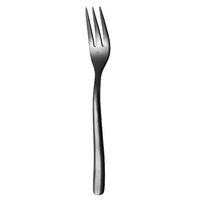 Stainless Steel Colored Upscale Dinnerware Flatware Dessert Fork Fruit Fork Luxury Cutlery (16cm, Black)