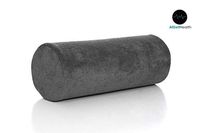 Bamboo Gray Round Cervical Roll Cylinder Bolster Pillow with Removable Washable Cover, Ergonomically Designed for Head, Neck, Back, and Legs || Ideal for Spine and Neck Support During Sleep