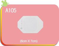 3M Tegaderm Transparent Film Dressing, Picture Frame Style with Label, Oval, 4" x 4 1/2", 200/CS