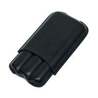 Smoking Set/Cigar Box Can Hold 3 Cigars Leather Lining Travel Portable Cigarette Case Cigar Tube with Cigar Cutter Men's Gift Box Black Brown Mute (Color : Brown)