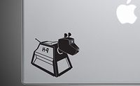Boston Deals USA Doctor Who Laptop K9 K-9 Decal Sticker Car Home Laptop Dye-Cut