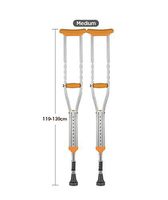 HANGERÂ Crutch Underarm Adjustable Height Adult Red Dot Axilla Crutches Small Medium Large, Medium