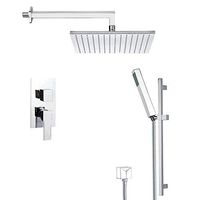 Remer SFR7509-CR SFR7509 Autunno Contemporary Shower Faucet with Sliding Rail, Polished Chrome
