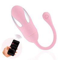 Kegel Exerciser with APP & Vibration, Doctor Recommended Silicone Kegel Balls for Pelvic Floor Exercises & Tightening Love Egg for Women Wireless(Rechargebale,Remote,Waterproof,Pink)