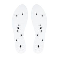 Massage Insoles,Sandistore Health Foot Magnetic Therapy Magnet Acupressure Foot Care Cushion Shoe/Boots Pads for Men Women Clear (US:6-11)