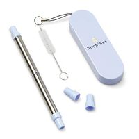 Metal Collapsible Straw (Blue)