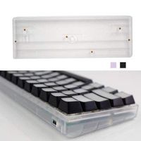 60% Mechanical Keyboard Case Universal Customized Plastic Shell Base for GH60 Poker2 - Keyboards & Mouse Keycaps & Switches - (Transparent) - 1 DIY 60% Mechanical Keyboard Case Universal Customized