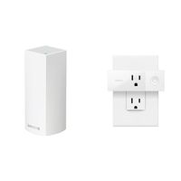 Linksys Velop Tri-band Whole Home WiFi Mesh Node, 1-Pack + Wemo Mini Smart Plug