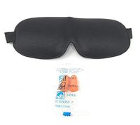 Rest Better Sleep Mask for Sleeping, Cool Design for Women, Men and Kids, Black Eye Sleep Mask with Easy Travel Cloth Bag and 1 Pair of Earplugs for Reduced Noise and Help You Sleep in Peace