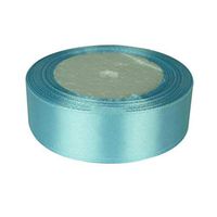 XKSIKjian's Gift Wrapping Supplies, 1Inch Wide Color Satin Ribbon Sewing 25Yards Supply Wedding Festival Birthday Party DIY Gift Wrap Decor - Sky Blue
