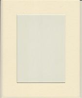 16x20 Cream Picture Mats Mattes Matting with White Core Bevel Cut for 12x16 Pictures