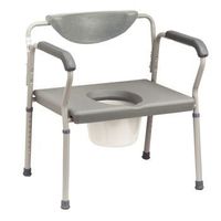 Drive Deluxe Bariatric Commode, 650 lbs.