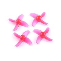 Happymodel 40mm 4-Blade Propeller Props 1.0mm Hole CW CCW for Happymodel Mobula7 FPV Racing Drone Quadcopter (Pink)