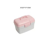 wanaone Large Medicine Box First aid kit Medicine Box Family Multi-Layer Medicine Box Baby Child Medical Box Home Small Medical Box, Small Plain Pink (Send kit)