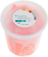 AMZ Therapy Putty, Red. Hand Exerciser Stress Ball in Container 5 lb. Soft Resistance. Strengthening Putty for Rehab Physical Therapy. Therapeutic Putty. Physiotherapy Putty