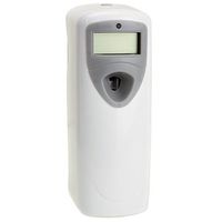 GREFEEO LCD Display Programmable Aerosol Dispenser, White, (Without Air Freshener Refills or Battery)