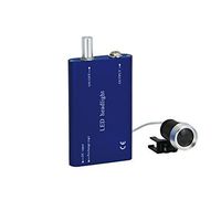 Surgical portable LED head light lamp for loupes Blue by East Dental