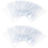 Rusoji 14 pcs Card-Sized Pocket Reading 3X Fresnel Lens Magnifying Lenses Magnifiers
