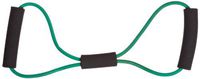 Cando 10-5583 Green Bow-Tie Tubing, Medium Resistance, 22" Length