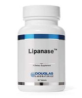 Douglas Laboratories - Lipanase - High Strength Pancreatic Enzyme Formula Providing Lipase, Protease, and Amylase Enzyme Activity - 90 Tablets