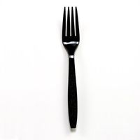 Empress polystyrene Black Forks, 1000 per case