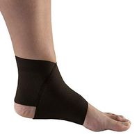 Champion Champion Figure-8 Ankle Support, Light Elastic Compression Brace, Muscle Joint Recovery, Black, Small