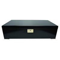 Valentino Cigar Humidor, Holds Up to 250 Cigars (Noir (Black))