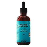 Wellness Solutions All Natural Ear & Eye Drops 2 oz Dropper Bottle Vegan and Gluten Free!