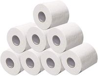 Sibosen Essential Multifold Toilet Paper, Premium 3-Ply Standard Rolls for Home - 100% Recycled Fiber Bulk Toilet Paper, 170 Sheets Per Roll (White, 8)