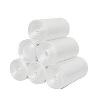 UKCOCO 2 Rolls Trash Bags,Ultra Strong Transparent Disposable Thickened Eco-Friendly Garbage Bags