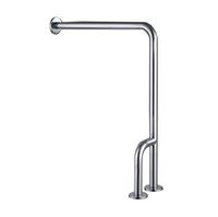 BLRYP Grab Rails Stainless Steel Floor Handrail Bathroom Safety Handrail Toilet Handle Old Man H-Shaped Fence Home Assist Safety,Kitchen,WC