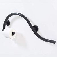 Lifeline Bathroom Grab Bar with Toilet Paper Holder - Luna Design | Right Hand | Oil Rubbed Bronze