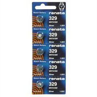 Renata #329 Silver Oxide Battery Priced Individually Sold In 5-Packs