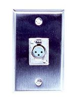 Peavey Single Gang Wall Plate - 1 Switchcraft D3F Fem. XLR