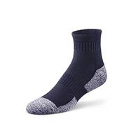 Dr. Comfort Diabetic Ankle Socks (Large (Men's 10.5-12/Women's 11.5-13), Navy)