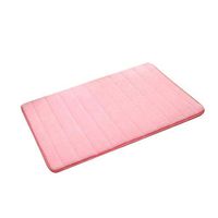TbpersicwT Home bedroom carpet door mat, Thick Coral Fleece Sponge Bathroom Living Room Chair Mat Carpet Non-slip Rug - Pink 5080cm