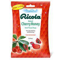 Ricola Herb Throat Drops Natural Cherry Honey 24 CT (Pack of 6) by Ricola