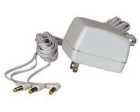 AC 74706 Power Adapter 3 Output Jacks, White