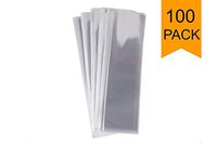 Golden Leaf Pack of 100 Clear Cello/Cellophane Bags, 2 X 10-Inch (5x25.4cm). Perfect Pretzel Bag or Long Treats