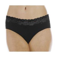 Pack of 3 Hush Hush Women's Absorbent Panties Black LG - Washable, Reusable Underwear for Incontinence or Period Leaks