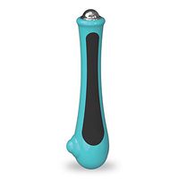 PESTLE WITH KNOB rykr roll Handheld Massage Roller - Use to Massage Muscle Aches and Pain, Trigger Point Knots and Help Reduce Stress, Cool Rolling Ball Feels Good on All Body Muscles