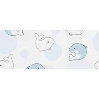 INTERESTPRINT Cute Cartoon Dolphin and Beluga 58"x 23" Gift Wrapping Papers - 1 Roll